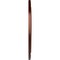 Ekena Millwork Andrea Ceiling Medallion (Fits Canopies up to 8"), Hand-Painted Antique Copper, 12"OD x 8"ID x 1/2"P CM12ADACS - alternate 2